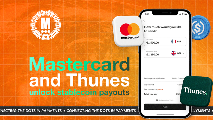 Mastercard and Thunes Bring Stablecoin Payouts to the Mainstream